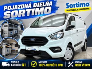 Ford Transit Custom 320 L2 2.0 TDCi 96kW TREND • POJAZDNÁ DIELŇA SORTIMO • ŤAŽNÉ • KAMERA  • DPH •
