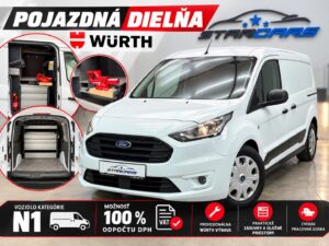 Ford Transit Connect Trend 1,5 EcoBlue 74kW • Pojazdná dielňa Würth • KAMERA• NAVIGÁCIA • DPH